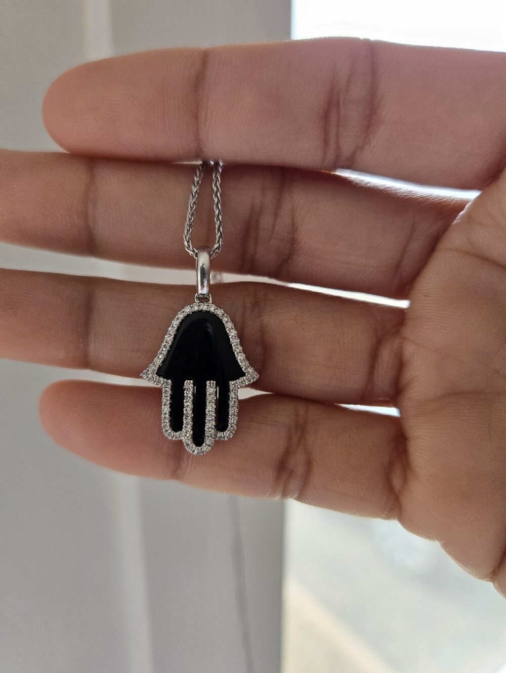 14k Effy Hamsa Hand Pendant